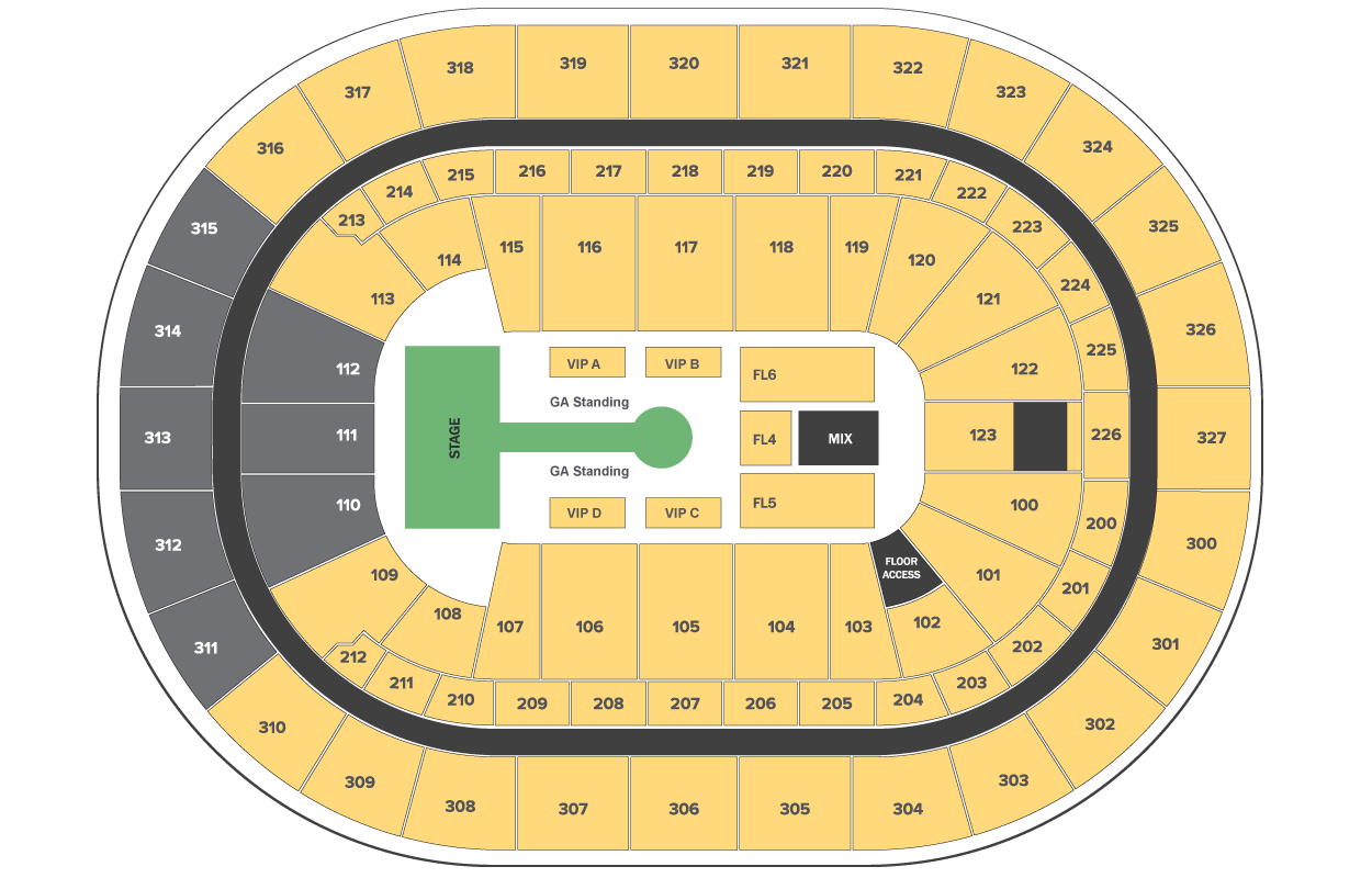 Keybank Center Seating Chart Sabres