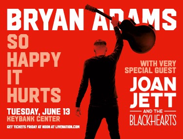 Bryan Adams: So Happy It Hurts Tour list image