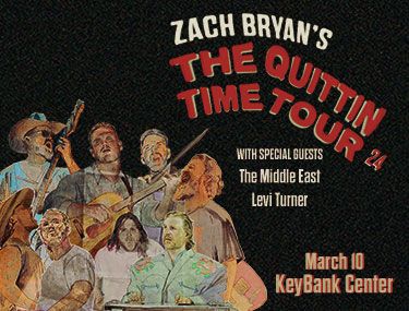 Zach Bryan's The Quittin Time Tour list image