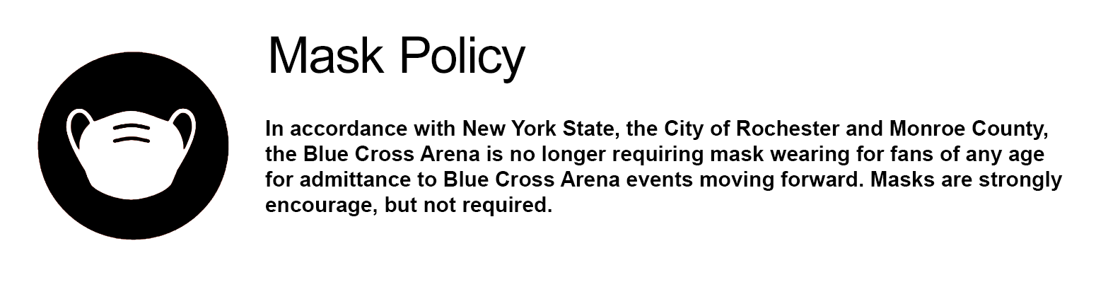 Blue Cross Arena to require COVID-19 vaccinations for events